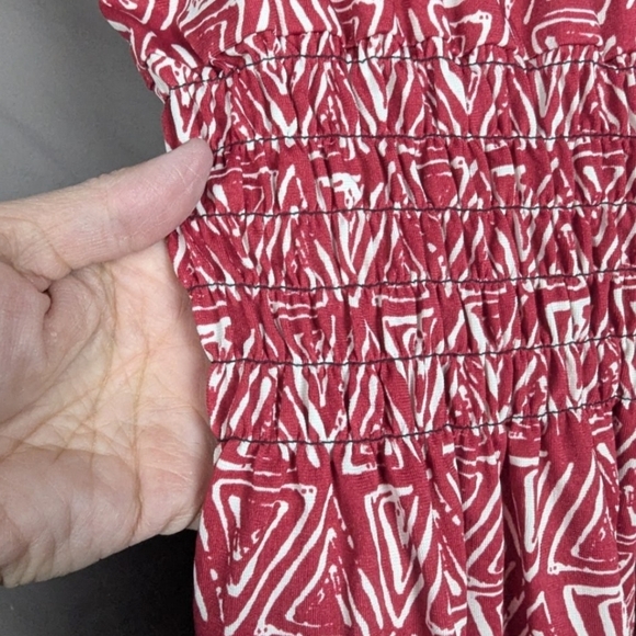 Jon & Anna 1X sleeveless dress in red/white NWT - Picture 7 of 8